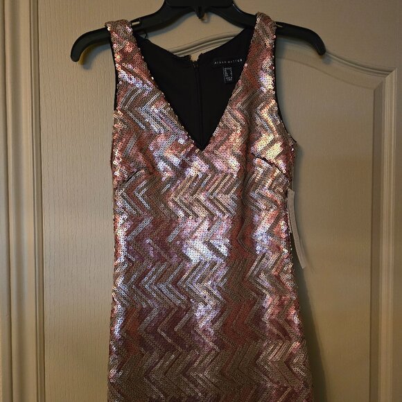 Aidan Mattox Mini Cocktail Party Dress Size 0 New With Tags - Picture 6 of 6